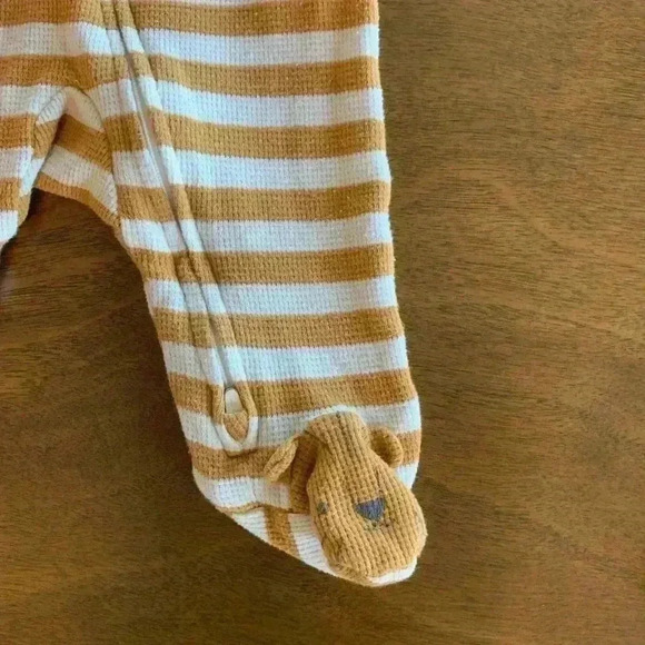 3 MONTHS ~ Carter's Baby Fleece Footed Sleeper Pajamas PJs LOT Of 3 - Picture 11 of 16